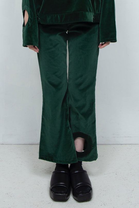 HOLE PUNCH SLACKS Moss