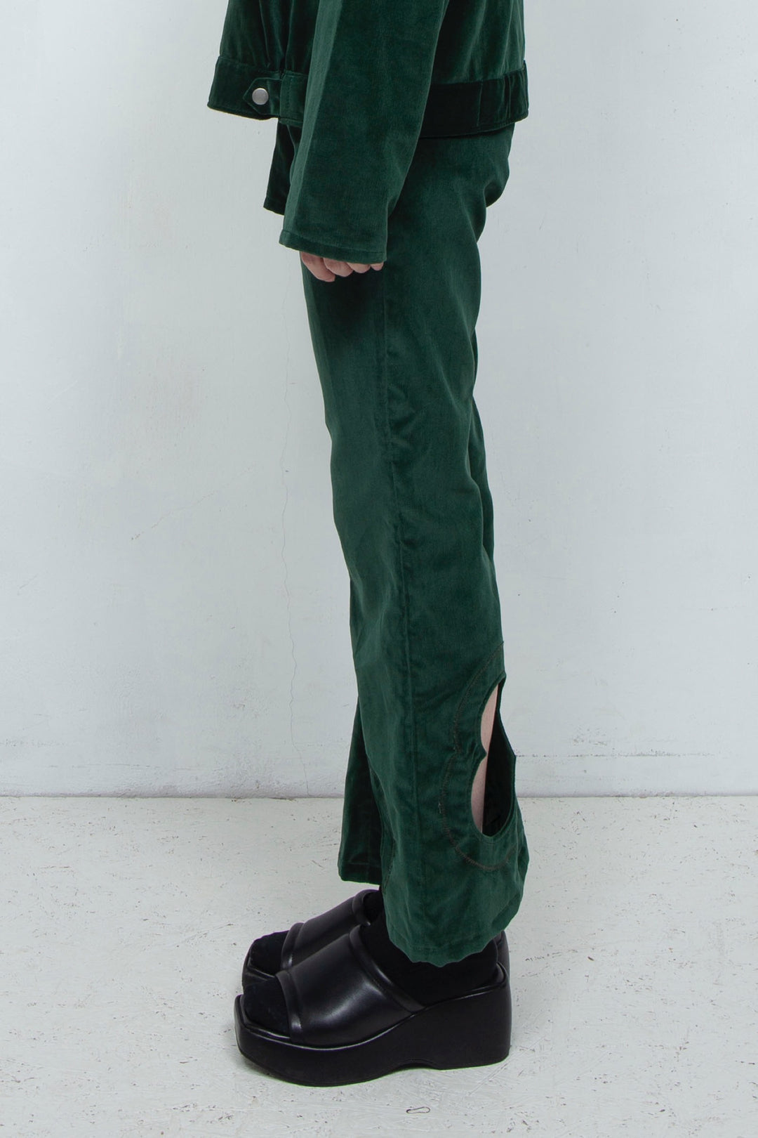 HOLE PUNCH SLACKS Moss