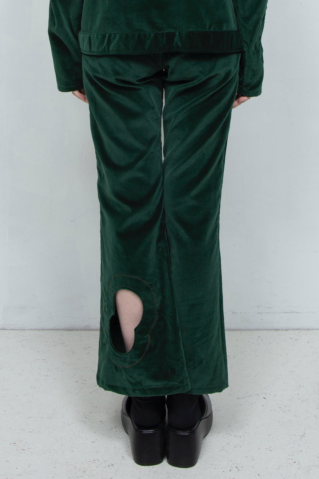 HOLE PUNCH SLACKS Moss