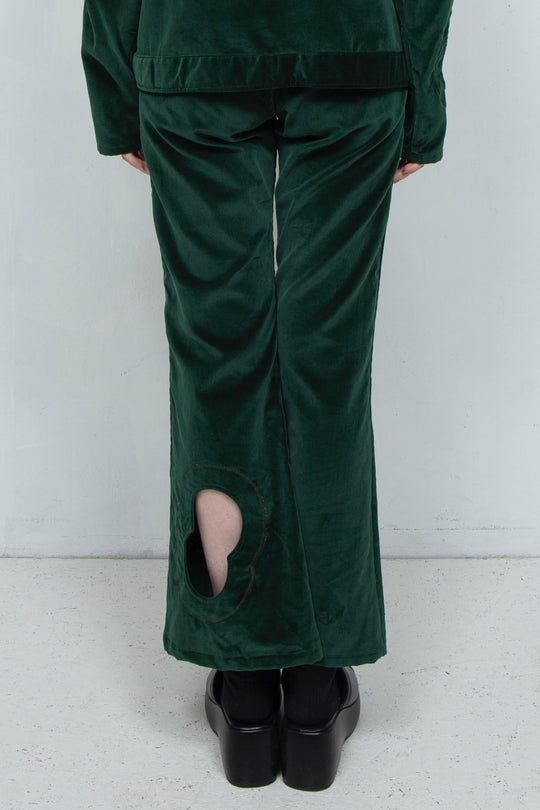 HOLE PUNCH SLACKS Moss