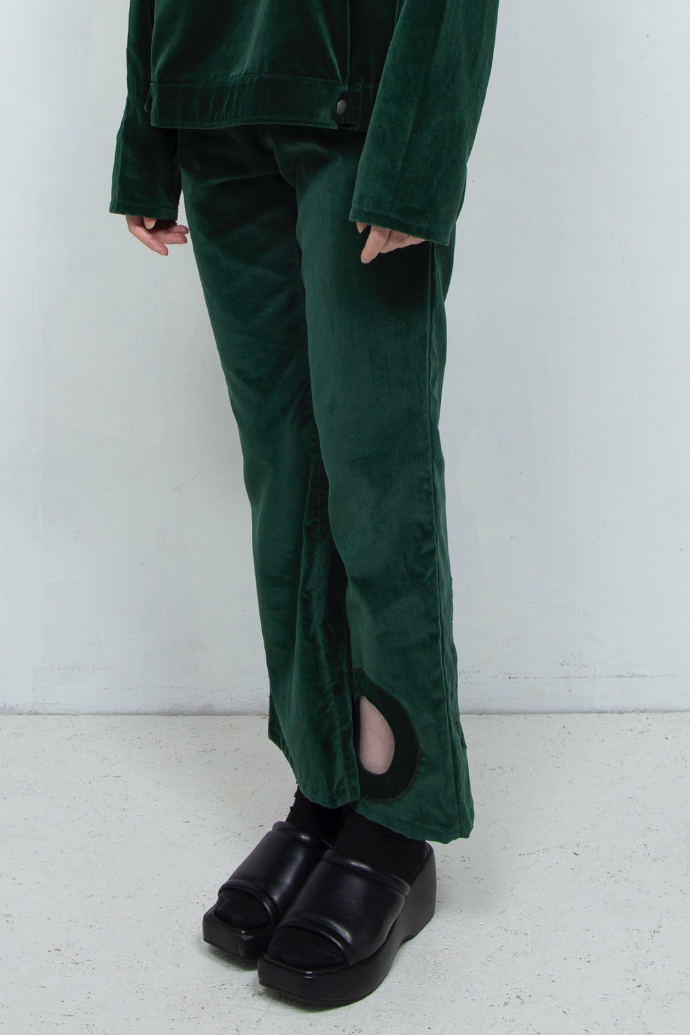 HOLE PUNCH SLACKS Moss