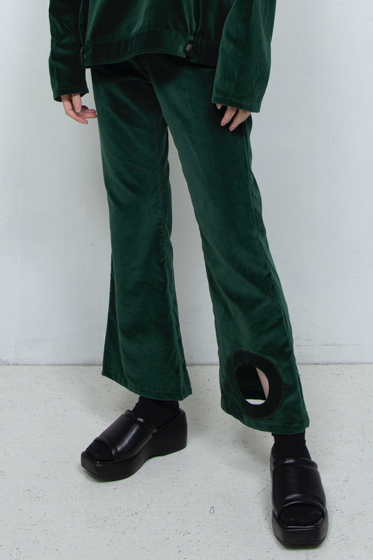 HOLE PUNCH SLACKS Moss