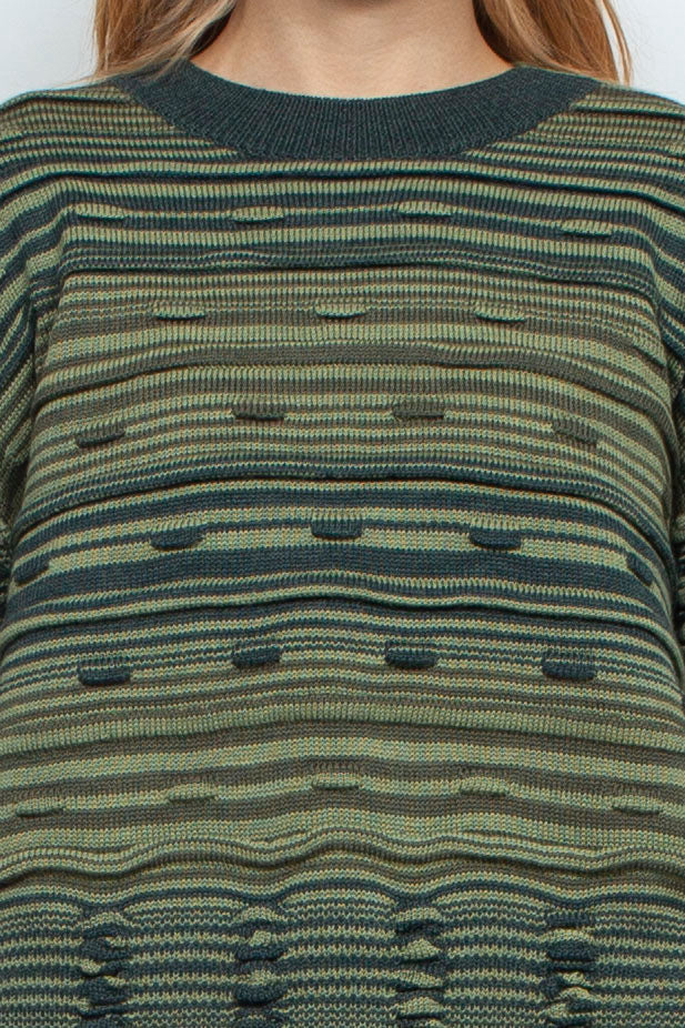 PAJAMA KNIT PULL-OVER GREEN