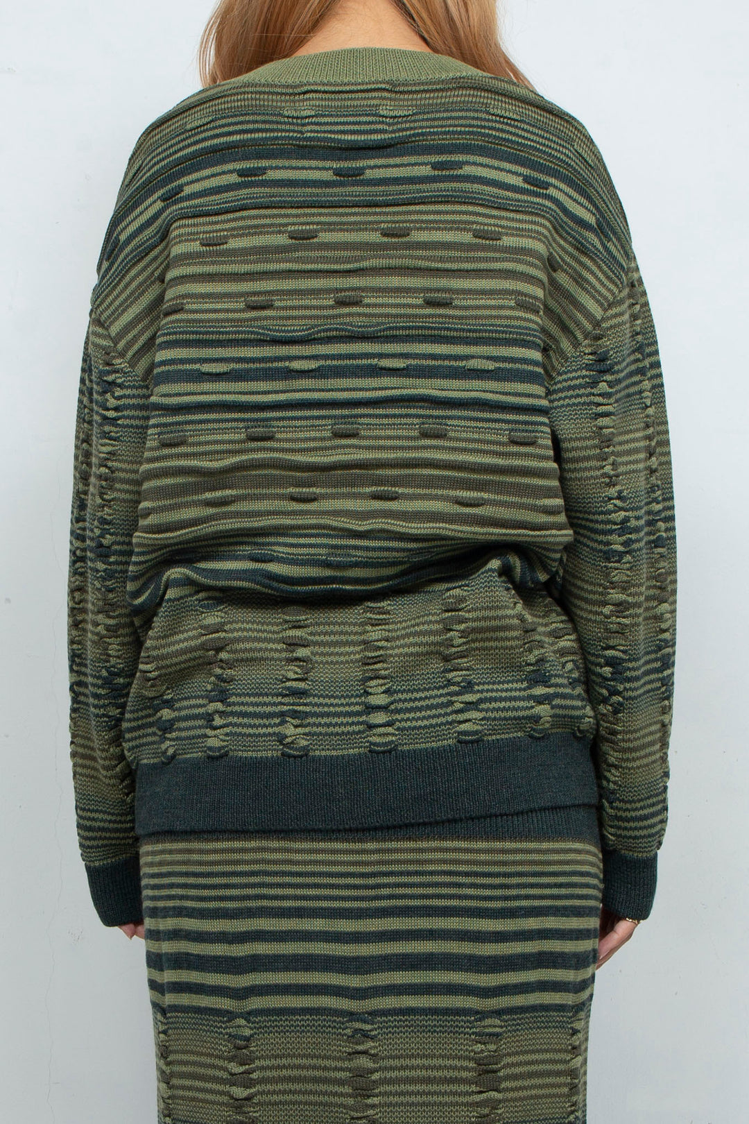 PAJAMA KNIT PULL-OVER GREEN