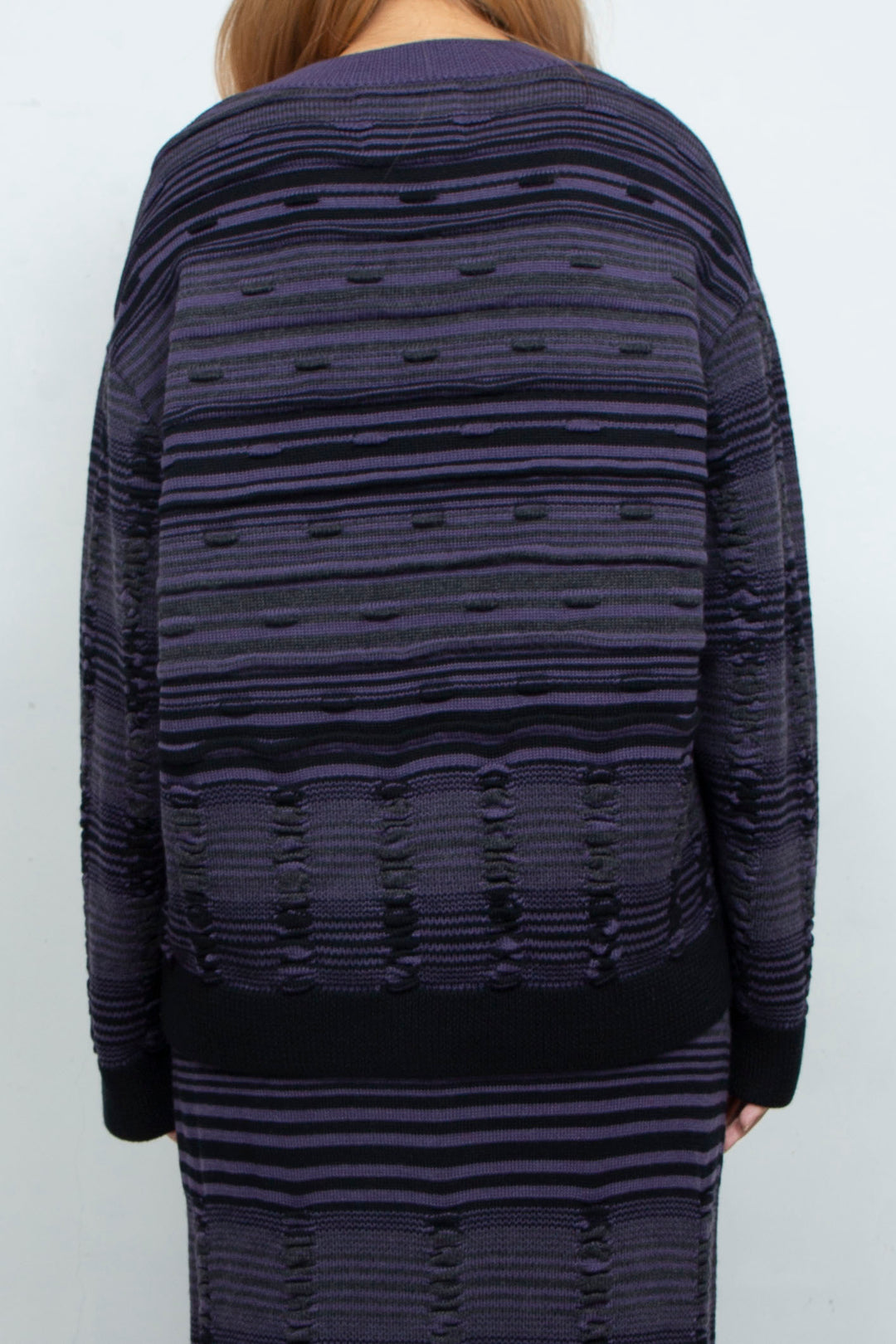 PAJAMA KNIT PULL-OVER PURPLE