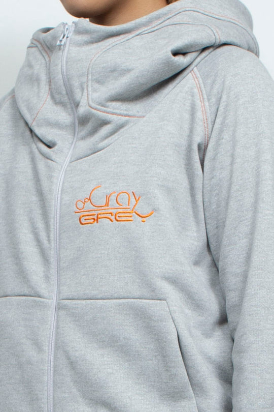ムーンハイネックパーカー Grey