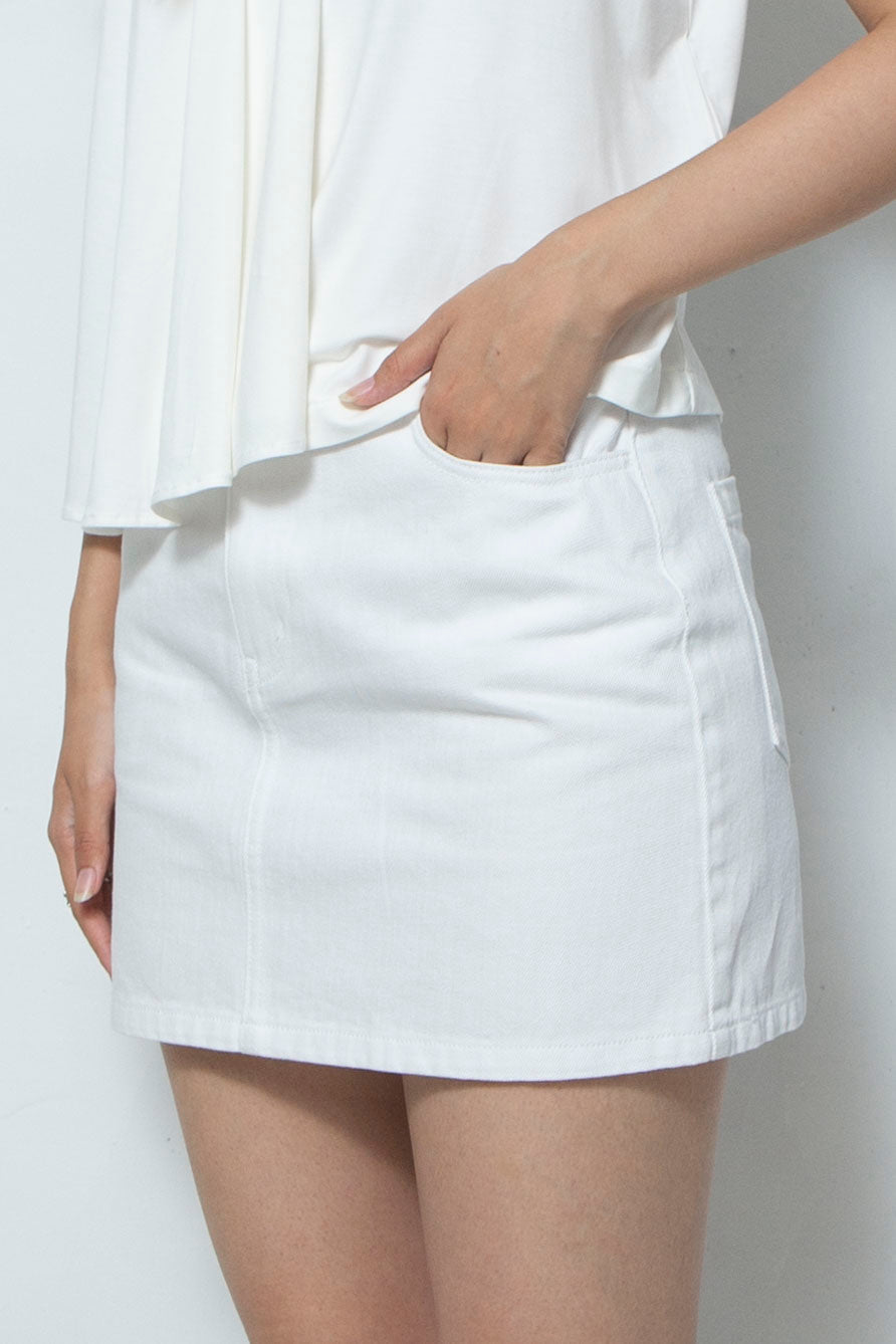 Denim Mini Skirt