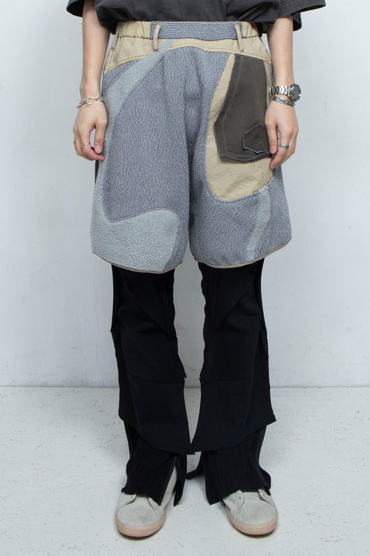 ニットマルチショーツ GRAY