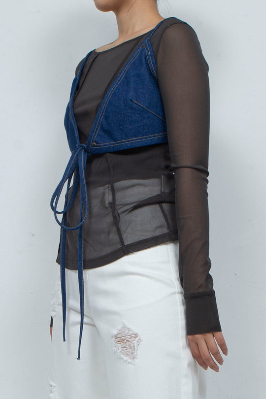 Denim Tops Blue