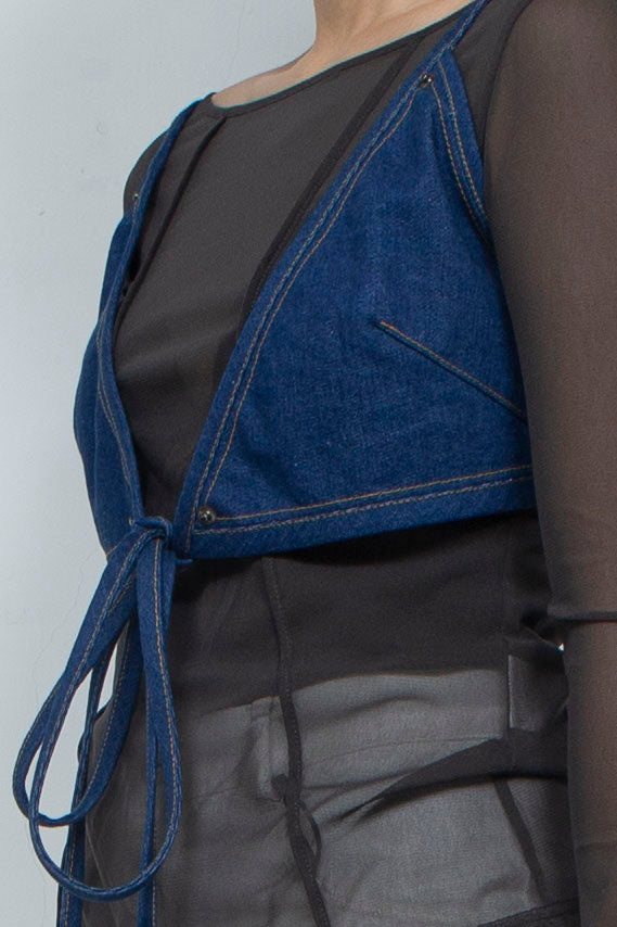 Denim Tops Blue