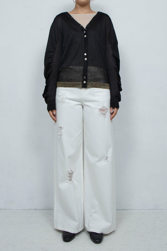 Knit Cardigan Black