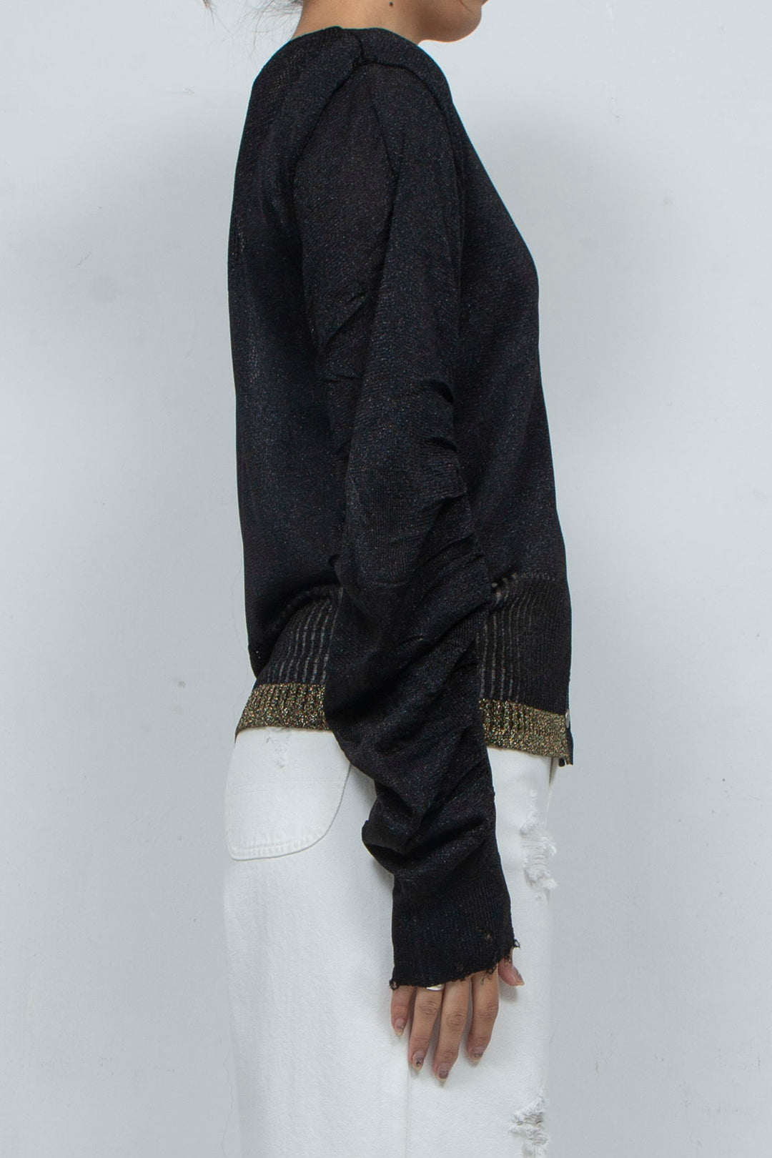 Knit Cardigan Black