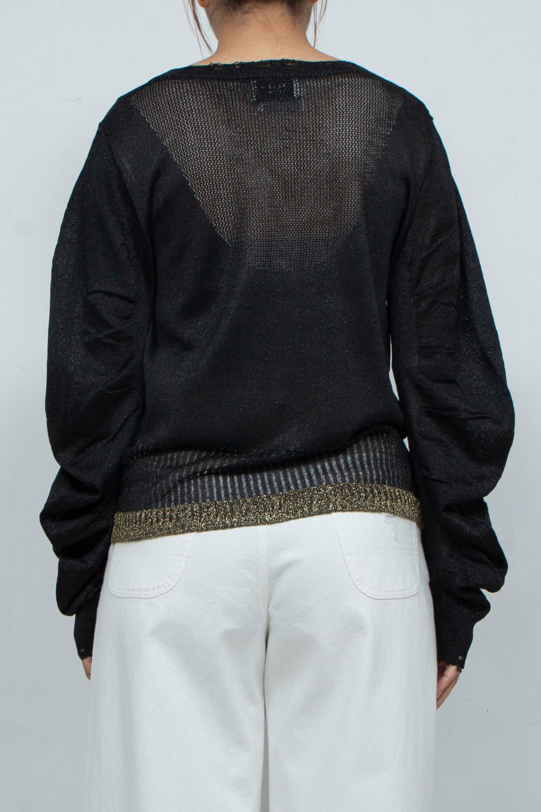 Knit Cardigan Black