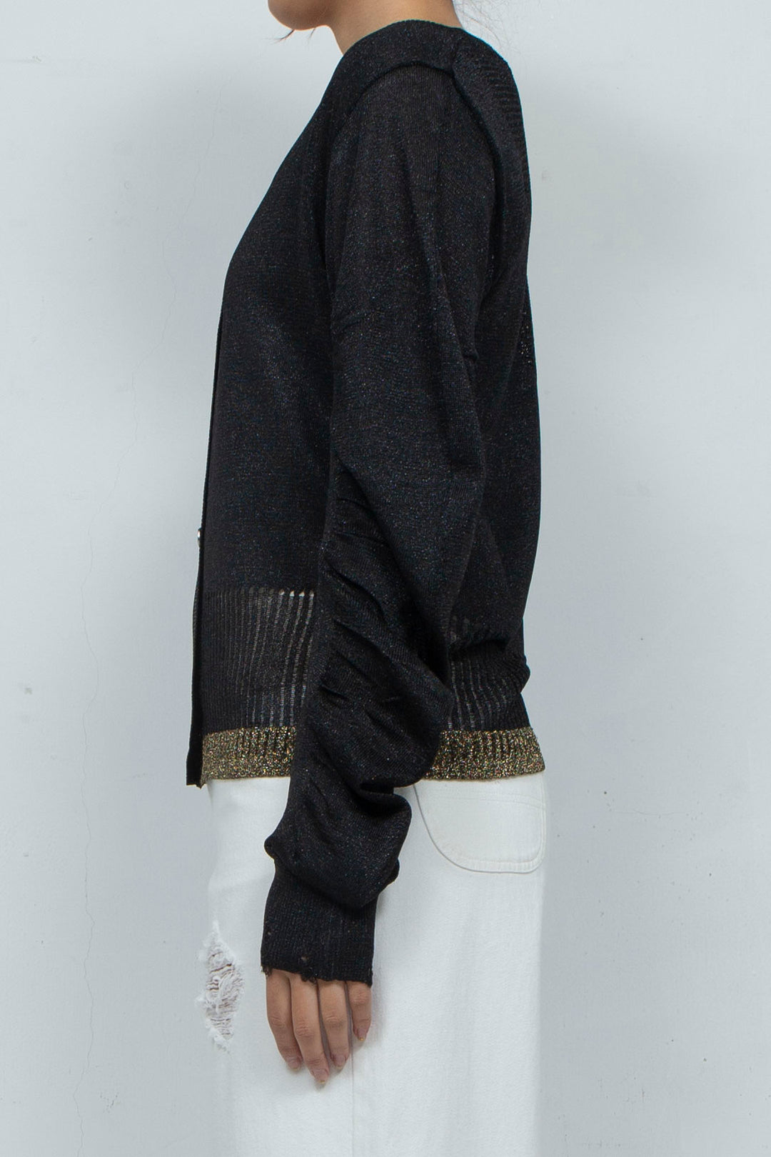 Knit Cardigan Black