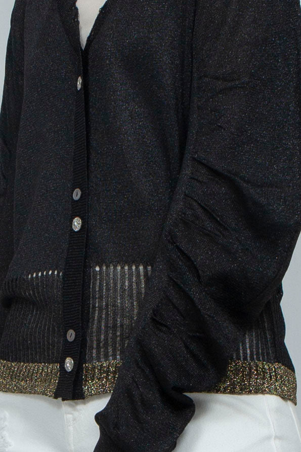 Knit Cardigan Black