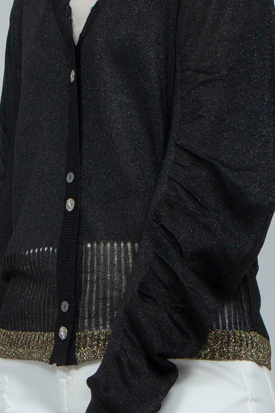 Knit Cardigan Black