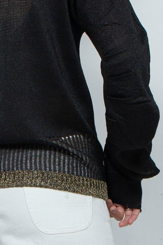 Knit Cardigan Black