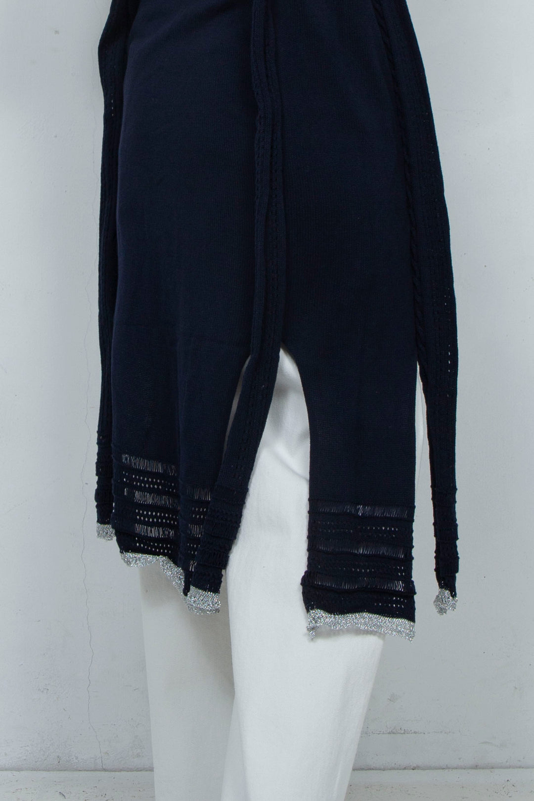 Zip Knit Onepiece Navy