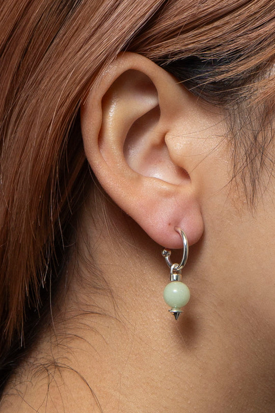 Luminous Stone Hoop Pierce