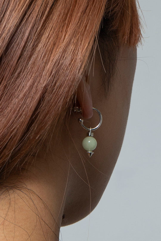 Luminous Stone Hoop Pierce