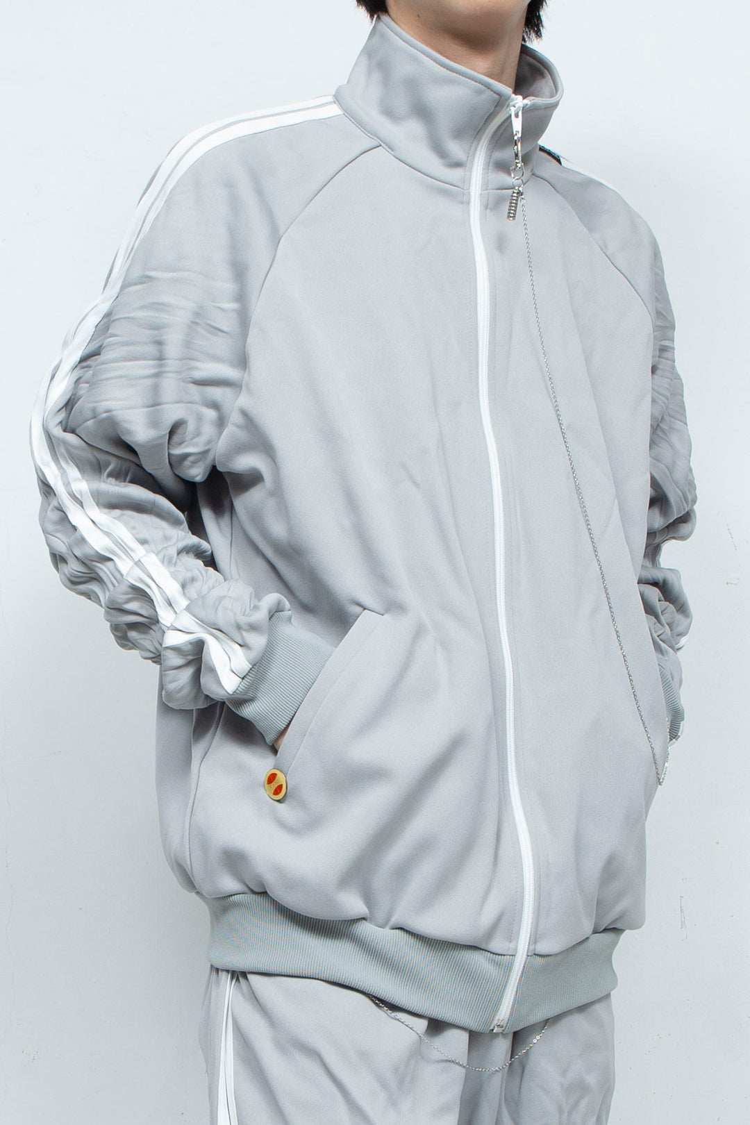 TRACKJAKETTWIST GRAY