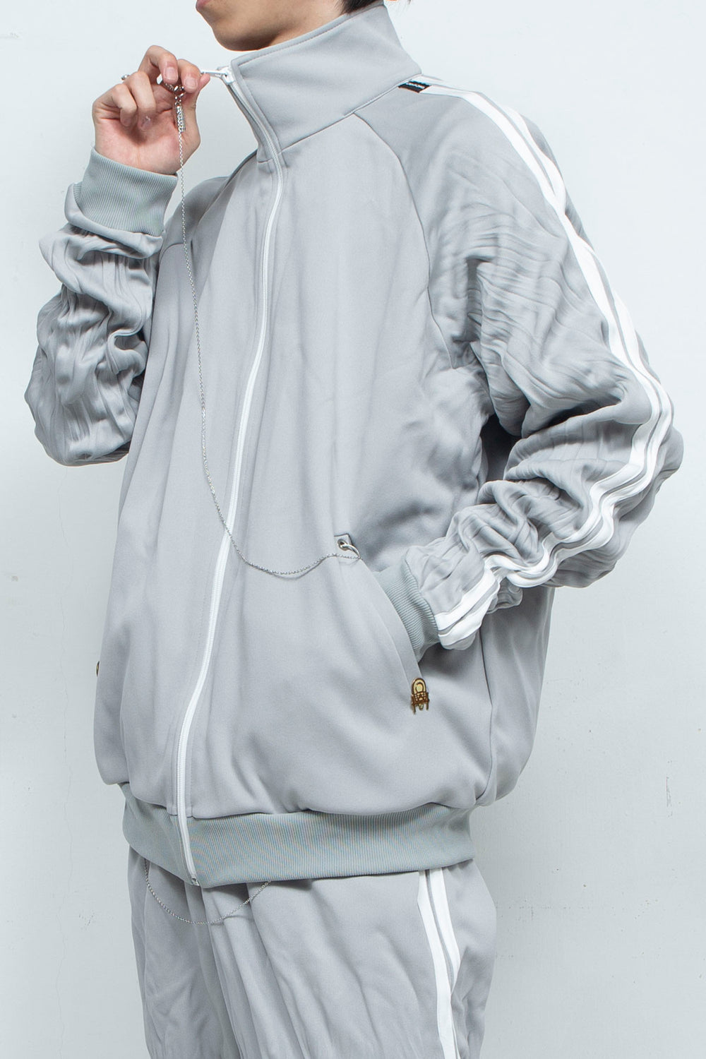 TRACKJAKETTWIST GRAY