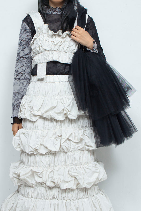 tulle fluffy bag