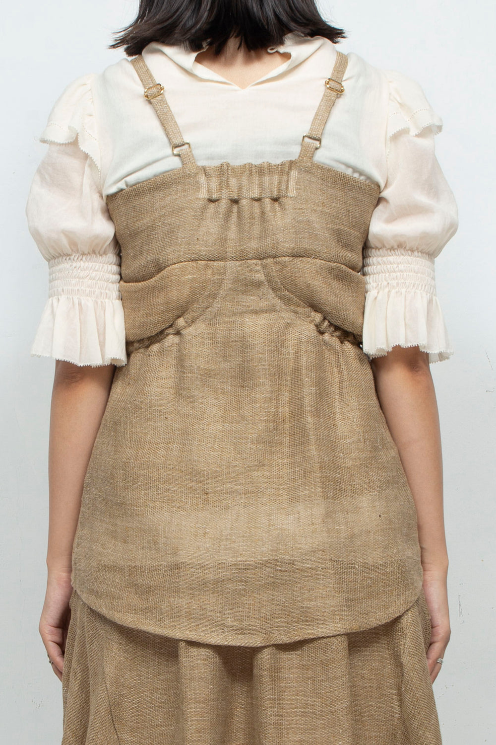Sheer hemp camisole BEIGE