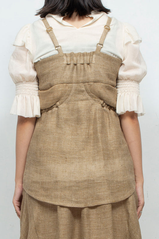 Sheer hemp camisole BEIGE