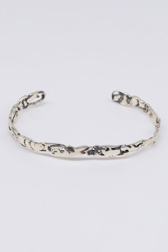 upcycled silver bangle