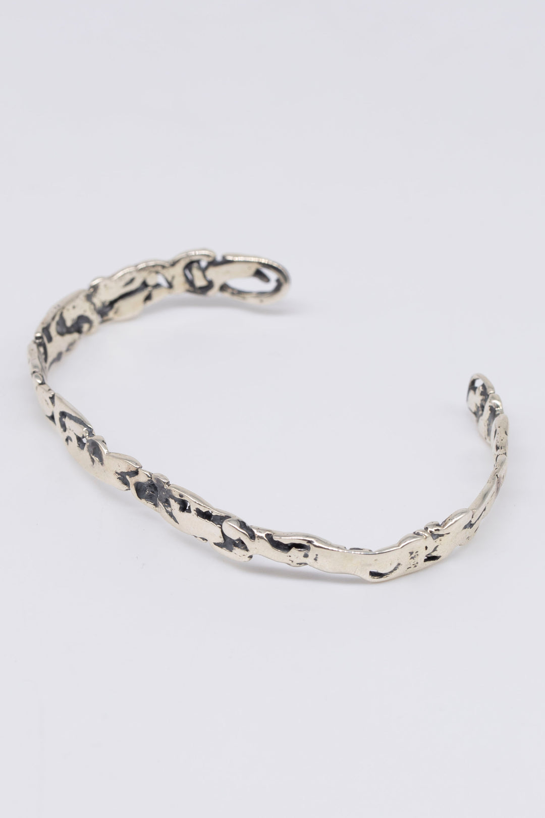upcycled silver bangle