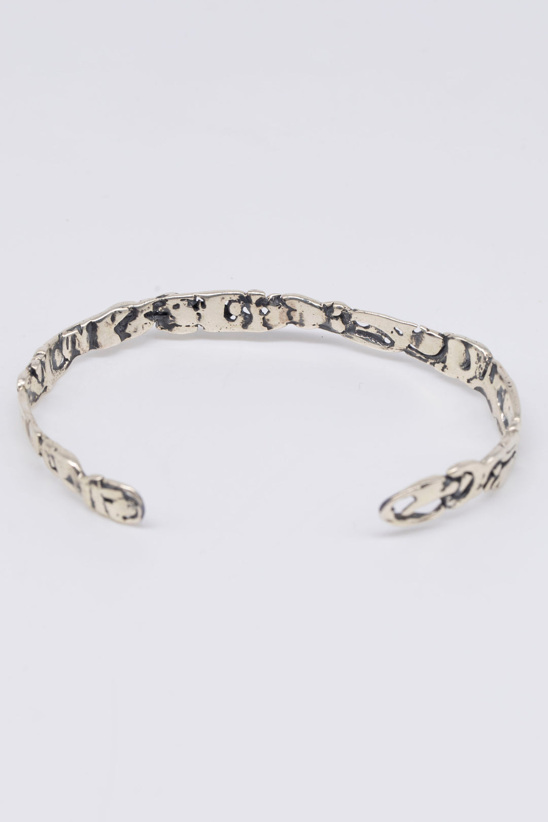 upcycled silver bangle