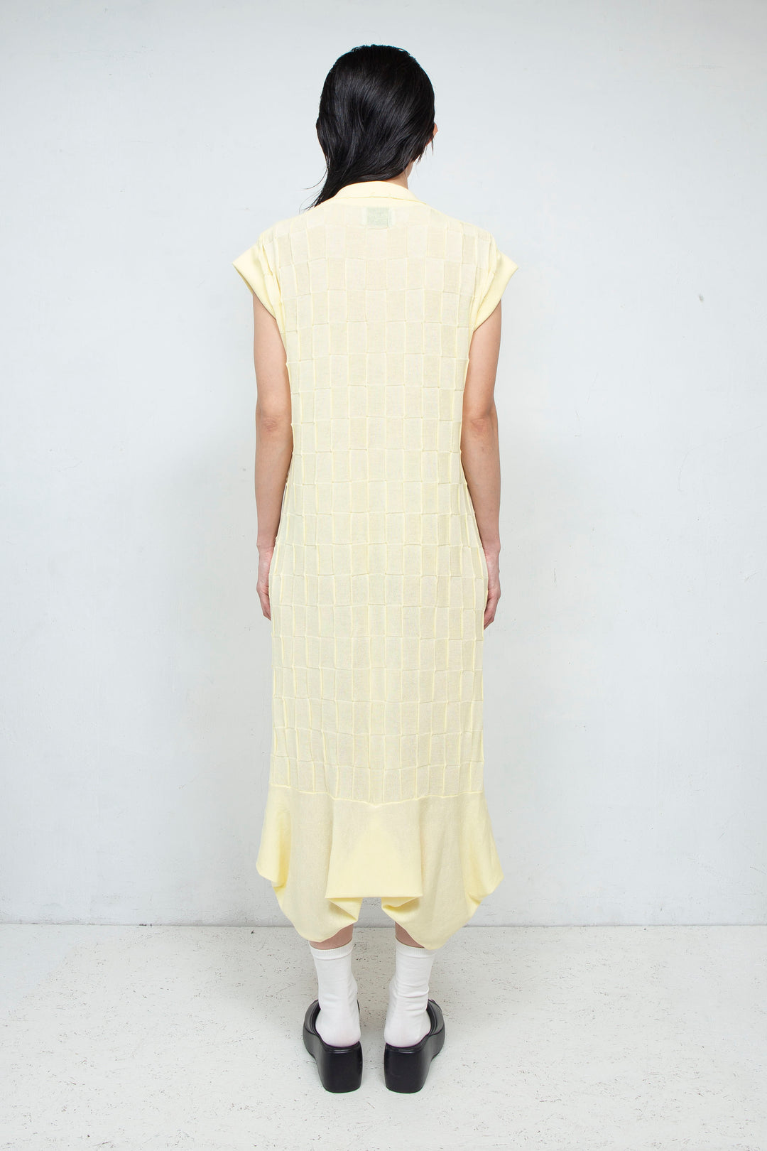 Knit Polo onepiece Yellow
