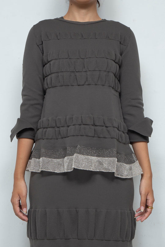 Knit Tops Brown