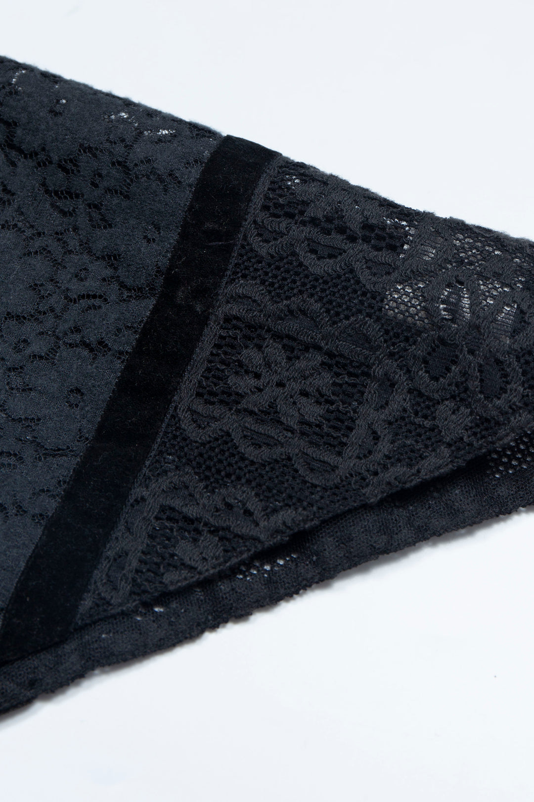 Patchwork racemachikomaki BLACK
