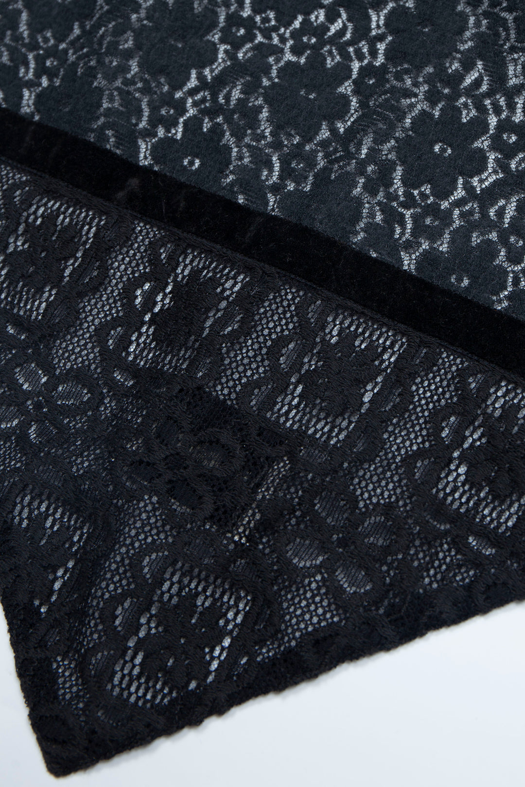 Patchwork racemachikomaki BLACK