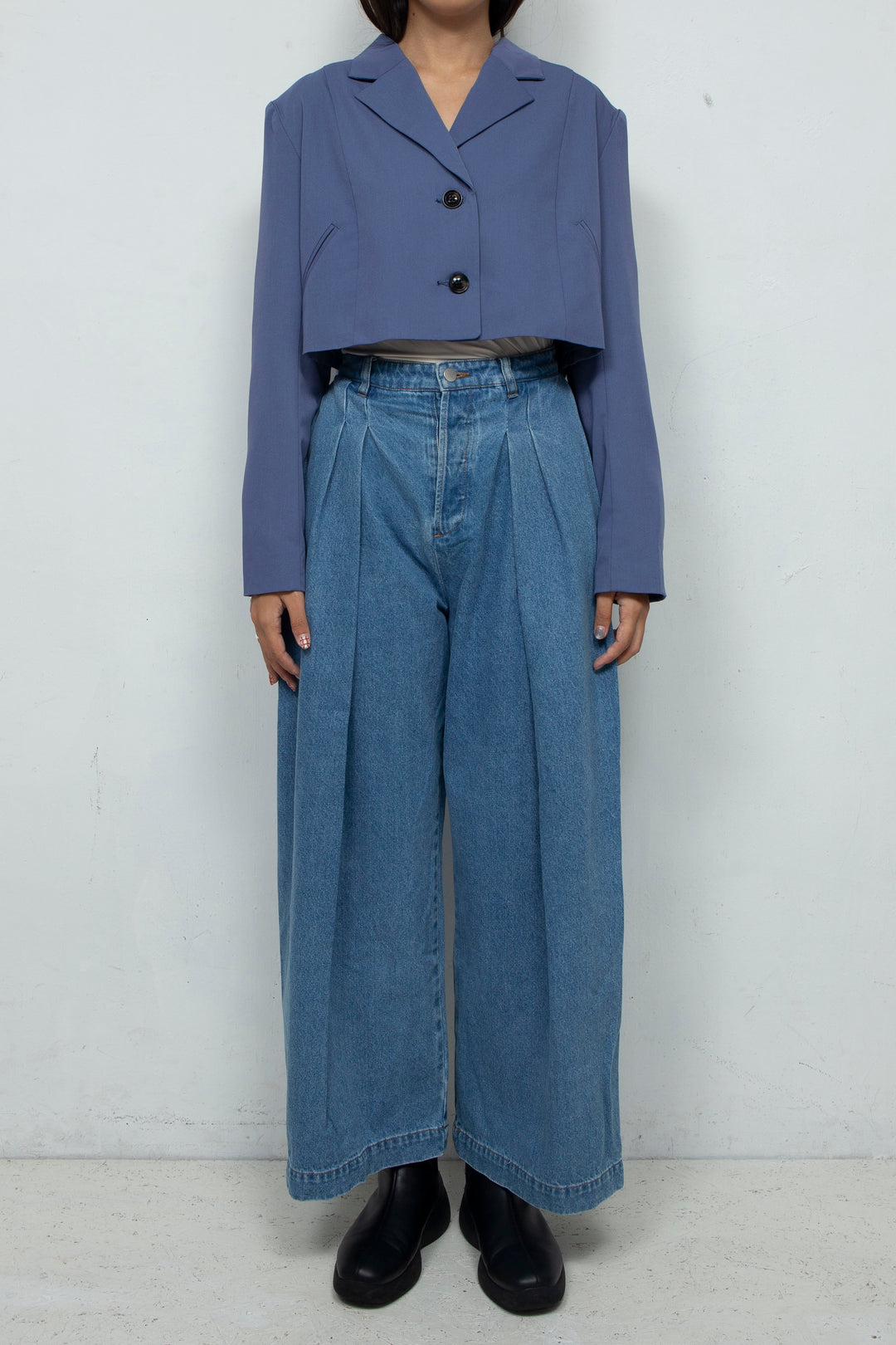 Short blazer Blue