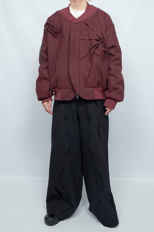Swirl MA-1 Bomber Jacket Red