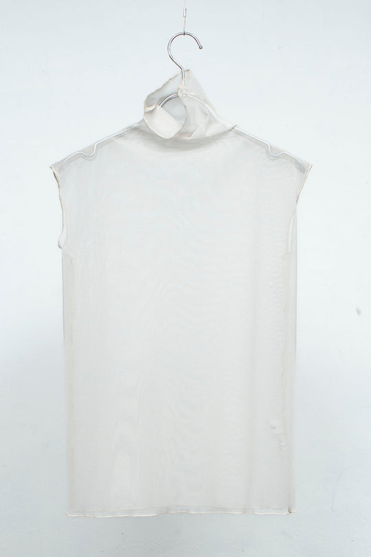 Net tulle Tank top IVORY