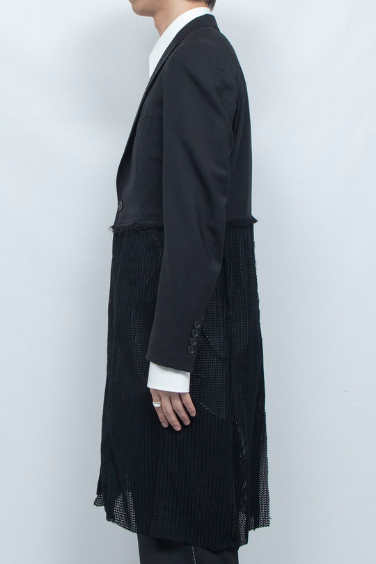 DOCKING MESH WORK COAT BLACK