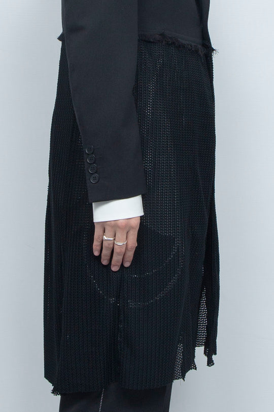 DOCKING MESH WORK COAT BLACK
