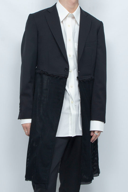 DOCKING MESH WORK COAT BLACK