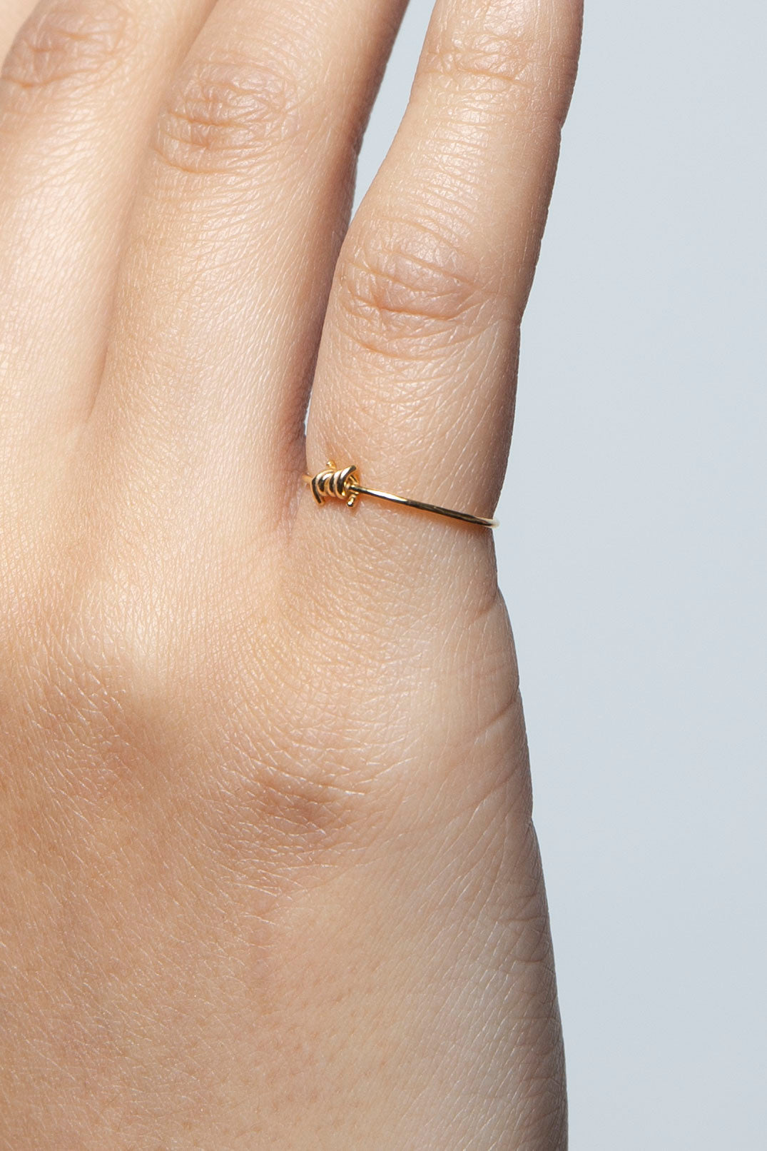Barbed Wire Ring Gold
