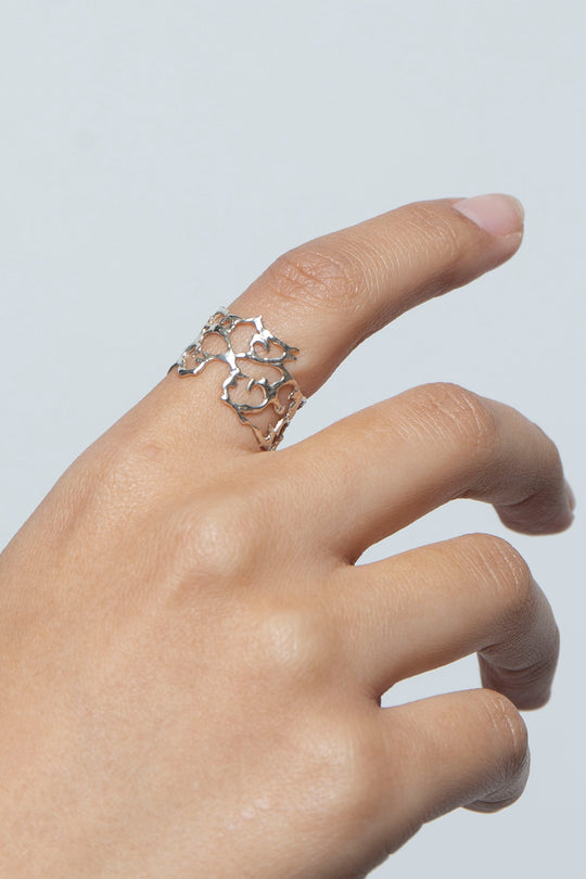 Rococo Ring Silver