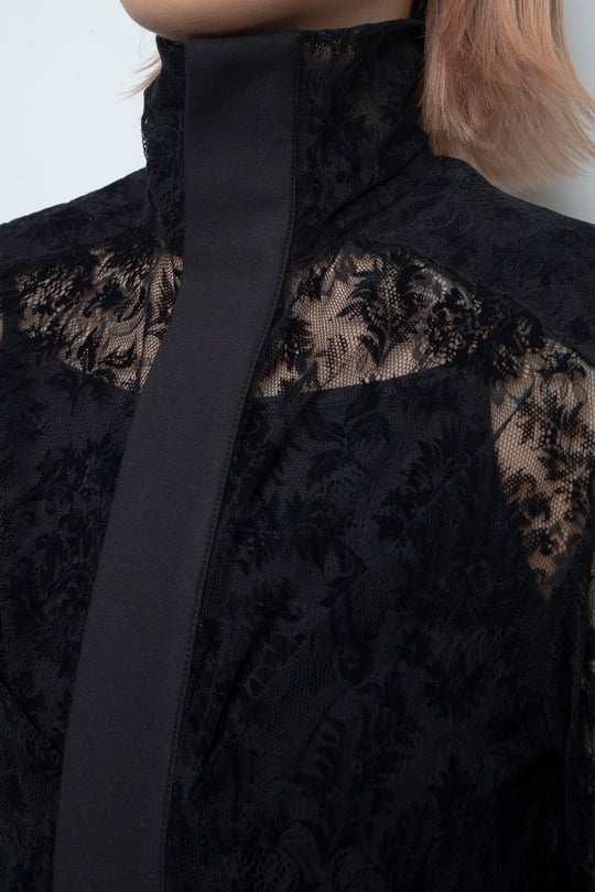 HAUBERK DRESS BLACK