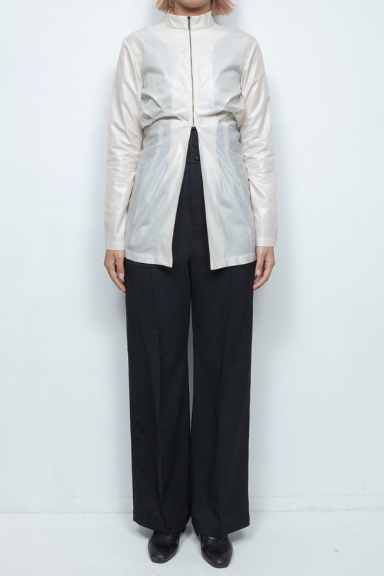 RIB CAGE TOP WHITE