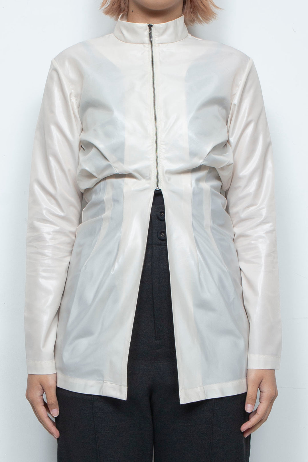RIB CAGE TOP WHITE
