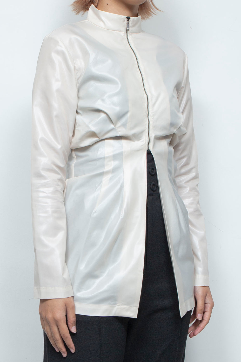 RIB CAGE TOP WHITE