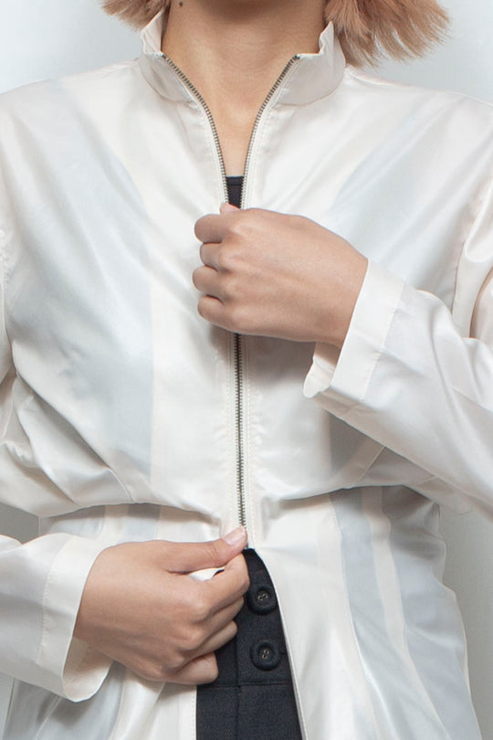 RIB CAGE TOP WHITE