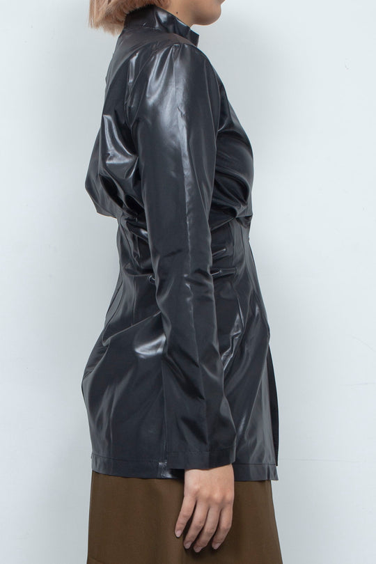 RIB CAGE TOP BLACK